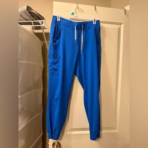 Royal Blue Jogger scrub pants med petite